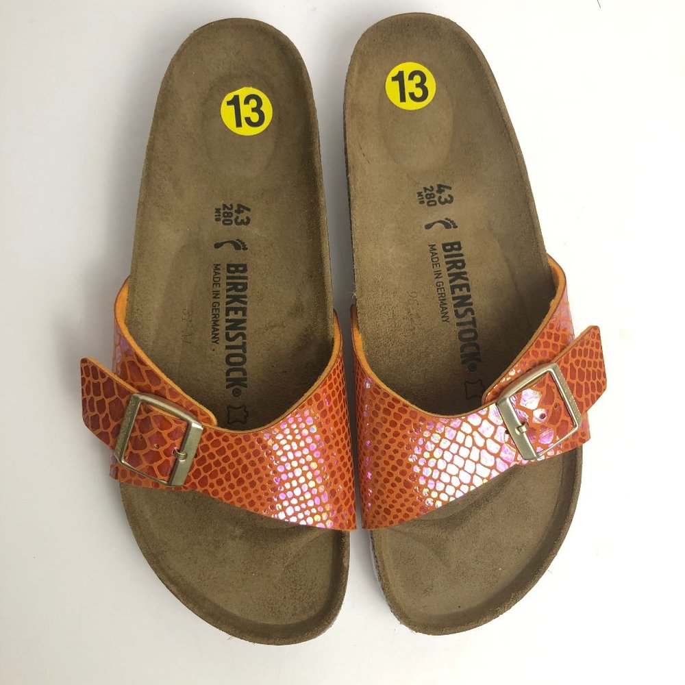 Birkenstock Madrid Ladies Birko-Flor Sandals Shiny